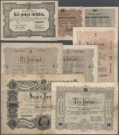 Hungary / Ungarn: Huge Set With 75 Banknotes Of The State Issues 1848/49 Containing 4 X 1 Forint, 10 X 2 Forint 1848 Iss - Ungarn