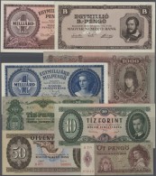 Hungary / Ungarn: Huge Set With 200 Banknotes Hungary From The 1920's Up To 1996 With A Lot Of The Hyperinflation Adopen - Hungary