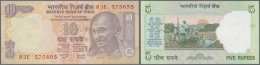 India / Indien: 1957/2005 (ca.), Ex Pick 66-95, Quantity Lot With 1110 Banknotes In Good To Mixed Quality, Sorted And Cl - Indien