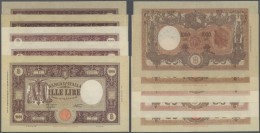 Italy / Italien: Largest Set Ever Offered Of 34 Mostly Differenty Types Of 1000 Lire Banknotes, Large Size, Ranging From - Sonstige & Ohne Zuordnung