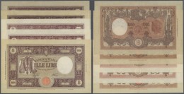 Italy / Italien: Largest Set Ever Offered Of 34 Mostly Differenty Types Of 1000 Lire Banknotes, Large Size, Ranging From - Other & Unclassified