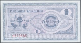 Macedonia / Mazedonien: 1992, Pick 1, Quantity Lot With 173 Banknotes In Good To Mixed Quality, Sorted And Classified By - North Macedonia