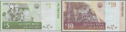 Malawi: 1997/2004 (ca.), Ex Pick 36-51, Quantity Lot With 137 Banknotes In Good To Mixed Quality, Sorted And Classified - Malawi