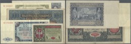 Poland / Polen: Set With 11 Banknotes Poland From 1917 Till 1948 Containing 1/2 And 100 Marek Polskich 1917, 2 X 20 Zlot - Pologne