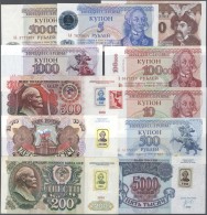 Transnistria  / Transnistrien: Collectors Book With 54 Banknotes Transnistria From The First Issue With Adhesive Stamps - Autres - Europe