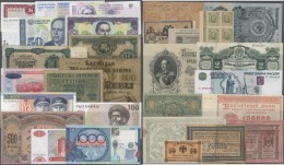 Alle Welt: Huge Box With More Than 1000 Banknotes From Russia With A Nice Assortment Of State And Regional Issues From T - Sonstige & Ohne Zuordnung