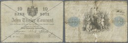 Deutschland - Altdeutsche Staaten: Anhalt-Dessauische Landesbank 10 Thaler Courant Vom 01. Juni 1855 Mit Entwertung, PiR - [ 1] …-1871 : German States
