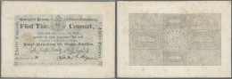 Deutschland - Altdeutsche Staaten: Preussen, 5 Thaler Courant, 6.5.1824, PiRi A209, Litera A, C Und E, In Ungefalteter E - …-1871: Altdeutschland