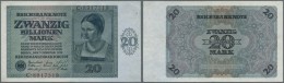 Deutschland - Deutsches Reich Bis 1945: 20 Billionen Mark, 5.2.1924, Ro.135, Hübsche Gebrauchte Erhaltung Mit Senkr - Other & Unclassified
