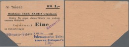 Deutschland - Alliierte Miltärbehörde + Ausgaben 1945-1948: Eislingen / Fils (Württemberg), Fahrzeugwerke - Other & Unclassified