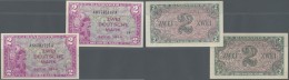 Deutschland - Bank Deutscher Länder + Bundesrepublik Deutschland: 2 Banknoten Zu 2 DM 1948, Ro.234a, Bei In Exzelle - Autres & Non Classés
