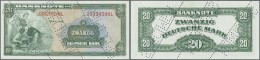 Deutschland - Bank Deutscher Länder + Bundesrepublik Deutschland: 20 DM 1948 MUSTER Mit Dreifacher Perforation "SPE - Other & Unclassified