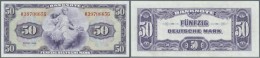 Deutschland - Bank Deutscher Länder + Bundesrepublik Deutschland: 50 Deutsche Mark, Serie 1948, Ro.242 In Sehr Sch& - Autres & Non Classés