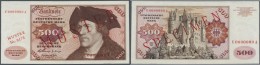 Deutschland - Bank Deutscher Länder + Bundesrepublik Deutschland: 500 Mark 1960 MUSTER / Specimen Ro.267M, P. 23, M - Sonstige & Ohne Zuordnung