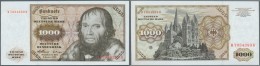 Deutschland - Bank Deutscher Länder + Bundesrepublik Deutschland: 1000 DM 1960, Scheyring, W7034389B, Ro.268a), EH - Other & Unclassified