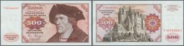 Deutschland - Bank Deutscher Länder + Bundesrepublik Deutschland: 500 D-MARK, 02.02.1980, Gemälde Von Schwaz, - Sonstige & Ohne Zuordnung