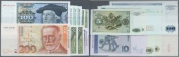 Deutschland - Bank Deutscher Länder + Bundesrepublik Deutschland: Set Von 10 Banknoten Der Bundesrepublik Mit 5 DM - Sonstige & Ohne Zuordnung