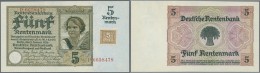 Deutschland - DDR: Kuponausgabe 5 Mark 1948, Ro.332a, Aufgeklebt Auf Ro.164a, KN 7-stellig In Kassenfrischer Erhaltung - Sonstige & Ohne Zuordnung