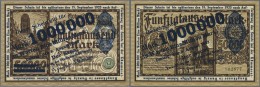 Deutschland - Nebengebiete Deutsches Reich: Danzig: 1 Millionen Mark 1923 Ro.801, Ohne Horizontale Und Vertikale Falten, - Other & Unclassified