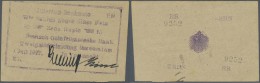 Deutschland - Nebengebiete Deutsches Reich: 10 Rupien 1917 Interimsnote Ro.938, Pick 43, Eine Vertikale Falte, Festes Pa - Other & Unclassified