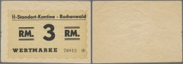 Deutschland - Konzentrations- Und Kriegsgefangenenlager: Concentration Camp Buchenwald 3 Reichsmark Standort-Kantine ND( - Autres & Non Classés