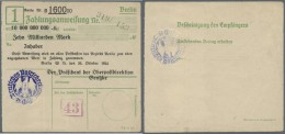 Deutschland - Reichsbahn / Reichspost: Berlin, Oberpostdirektion, 10 Mrd. Mark, 26.10.1923, Zahlungsanweisung Des Postsc - Other & Unclassified