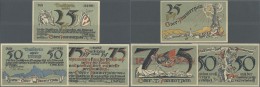 Deutschland - Notgeld - Bayern: Oberammergau, Gemeinde, 25, 50, 75 Pf., 1.7.1921, Büttenpapier, Mit Rand, KN 198, 1 - Lokale Ausgaben