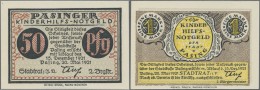 Deutschland - Notgeld - Bayern: Pasing, Stadt, Kinderhilfs-Notgeld, Vs. 50 Pf., Rs. 1 Mark, 20.5.1921, Druckprobe, Erh. - Lokale Ausgaben