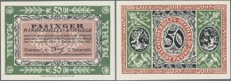 Deutschland - Notgeld - Bayern: Pasing, Stadt, Kinderhilfs-Notgeld, 50 Mark, 20.5.1921, Weißes Kunstdruckpapier, E - Lokale Ausgaben