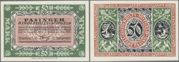 Deutschland - Notgeld - Bayern: Pasing, Stadt, Kinderhilfs-Notgeld, 50 Mark, 20.5.1921, Weißes Kunstdruckpapier, E - [11] Local Banknote Issues