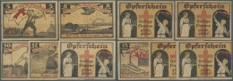 Deutschland - Notgeld - Hamburg: Hamburg, Jugendbund (der Baptistengemeinde), 5, 8, 10, 12, 15 Mark, O. D. (1922), Opfer - [11] Local Banknote Issues