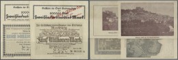 Deutschland - Notgeld - Hessen: Marburg, Stadt, 200 Tsd. Mark, 11.8.1923, "Blick Von Der Weintrauts-Eiche", Erh. I-II; 5 - [11] Local Banknote Issues