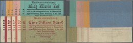 Deutschland - Notgeld - Niedersachsen: Obernkirchen, Gesamtbergamt, 10, 20, 50, 80 Mrd. Mark (je 2, Varianten Der Unters - [11] Emissions Locales