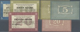 Deutschland - Notgeld - Pfalz: Kaiserslautern, Stadt, 5, 10, 20 Mark, 10.10.1918, KN 3,8 Mm, Unentwertet, Erh. I (2), II - [11] Local Banknote Issues