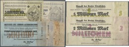 Deutschland - Notgeld - Rheinland: Altenkirchen, Kreis, 500 Tsd. Mark (2), Papier Blau Und Wertziffer Braun, Papier Wei& - Lokale Ausgaben