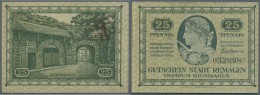 Deutschland - Notgeld - Rheinland: Remagen, Glocken-Bazar, 25 Pf., (9.10.1921), Rs. Aufdruck Einer Roten Glocke Mit Umsc - [11] Emissions Locales