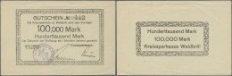 Deutschland - Notgeld - Rheinland: Waldbröl, Kreissparkasse, 100 Tsd. Mark, 13.8.1923, Erh. II - [11] Local Banknote Issues