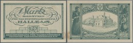 Deutschland - Notgeld - Sachsen-Anhalt: Halle, Reichsverband Für Waisenfürsorge, 1 Mark, 1921, Baustein, Rs. L - Lokale Ausgaben