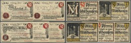 Deutschland - Notgeld - Thüringen: Mühlhausen, Stadt, 5 X 50 Pf., 1.4. - 31.10.1921, Alle Mit Rs. Stempel "Jub - Lokale Ausgaben