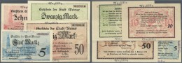 Deutschland - Notgeld - Thüringen: Weimar, Stadt, 5, 10, 20, 50 Mark, 10.10.1918, Je Mit Zwei Stempeln "Ungült - Lokale Ausgaben