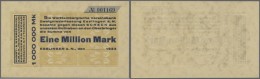 Deutschland - Notgeld - Württemberg: Esslingen, Kunst- Und Werbedruck-GmbH, Vorm. K. Liebhardt, 1 Mio. Mark, 1923 ( - [11] Local Banknote Issues