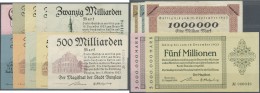 Deutschland - Notgeld - Ehemalige Ostgebiete: Bunzlau, Schlesien, Stadt, 200, 500 Tsd., 1 Mio. Mark, 3.8.1923 (zwei Nich - Sonstige & Ohne Zuordnung