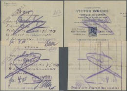 Deutschland - Notgeld - Sonstige: 1919, Kaysersberg, Elsass, Victor Weibel SpA, 3 Francs, 4 Francs, 7.1.1919, Zwei Bons - [11] Emissions Locales