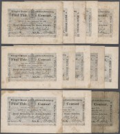 Deutschland - Altdeutsche Staaten: Haupt Verwaltung Der Staats Schulden, Berlin Lot Mit 14 Banknoten Zu 5 Thaler Courant - [ 1] …-1871 : German States