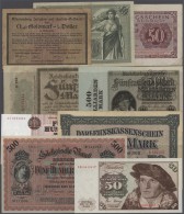 Deutschland - Sonstige: Riesiger Posten Mit Mehr Als 3800 Banknoten Deutsches Reich Ab Etwa 1898 Bis Bundesrepublik Und - Other & Unclassified