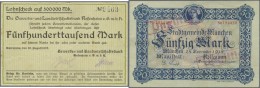 Deutschland - Notgeld: Album Mit 180 Notgeldscheinen Quer Durch Die Epochen. Enthalten Sind U.a. 9 Stoffscheine Bielefel - Autres & Non Classés