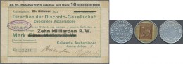 Deutschland - Notgeld - Sachsen-Anhalt: Aschersleben, Auf Blättern Ausstellungsmäßig Aufgezogene Und Bes - [11] Local Banknote Issues