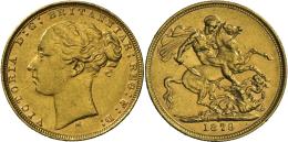 Australien: Victoria 1837-1901: Sovereign 1879 M, Melbourne, Friedberg 16, Sehr Schön. - Sonstige & Ohne Zuordnung