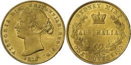 Australien: Victoria 1837-1901, Sovereign 1870, Wellig/Kratzer, Fast Vorzüglich. - Autres & Non Classés