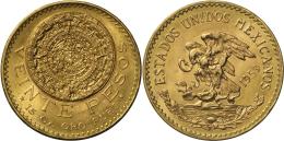 Mexiko - Anlagegold: 20 Pesos 1959, Friedberg 171 R, Kl. Kratzer, Vorzüglich. - Mexique